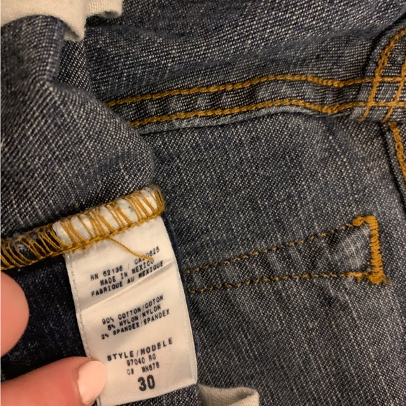 Early 2000s Bootcut Dark Blue Guess Jeans - Picture 12 of 15